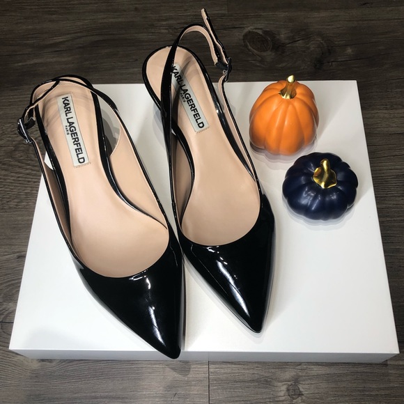 karl lagerfeld kitten heels